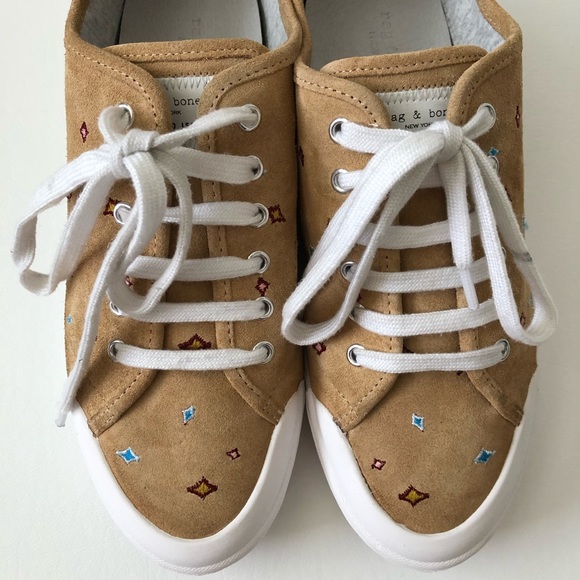 RAG & BONE Dune Standard Issue Suede Sneakers - Picture 5 of 8